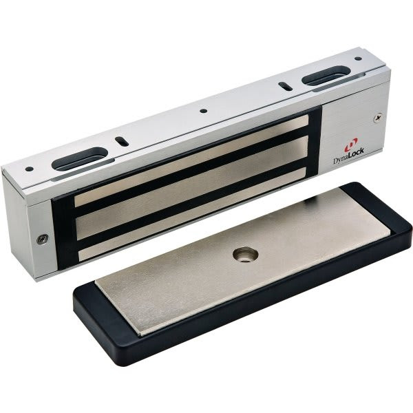 Dynalock Single Electromagnetic Lock Outswing 1500 Pound High Security Monitor