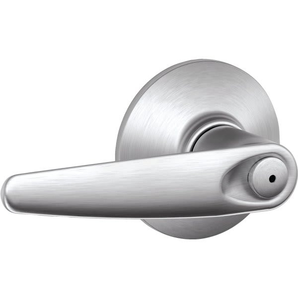 Schlage F-Series Lock F40 Privacy Lever Jazz Lever (Satin Chrome)