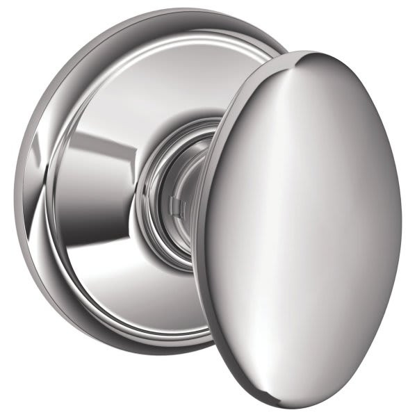 Schlage F-Series Lock F10 Passage Siena Knob Style (Bright Chrome)