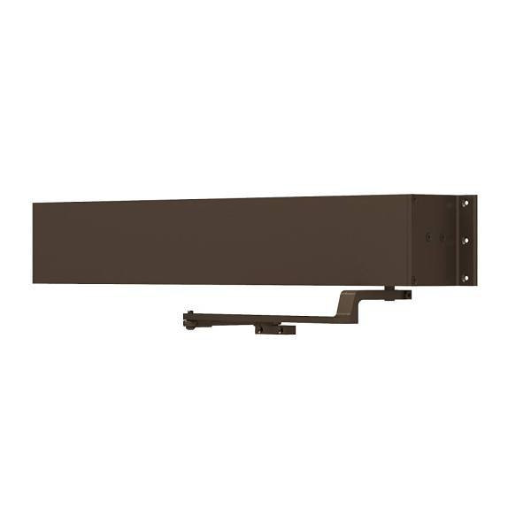 Lcn Grade 1 Sf Dr Opt Dbl Lvr Arm Reg Side 36" Hdr 90 Degree Dk Brnz Alum Left-H