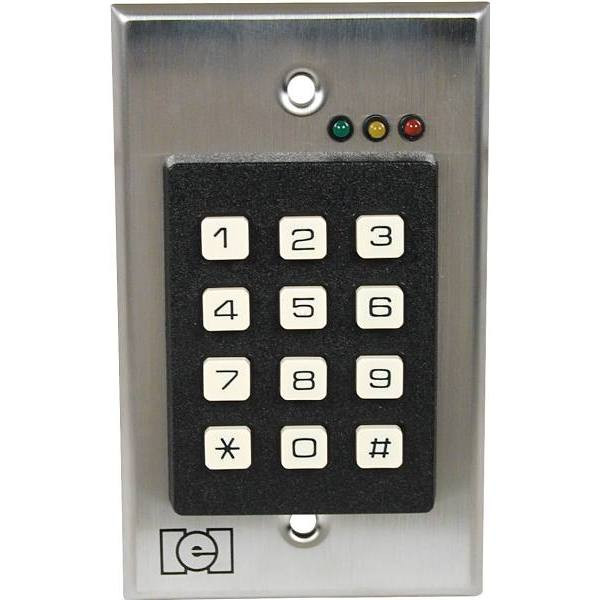 Iei Door-Gard Indoor System 120 User Controls Devices, Satin Stainless
