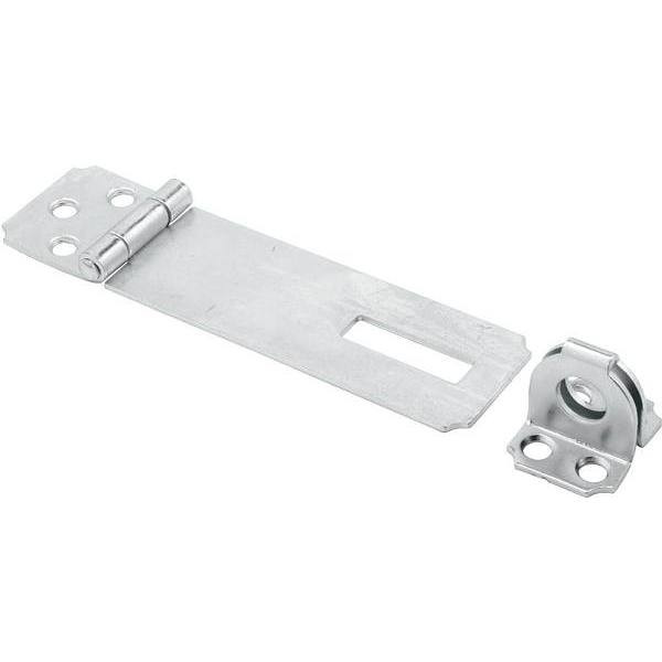 4-1/2 In. Steel Fixed Stapled Safety Hasp (Zinc-Plated Finish)