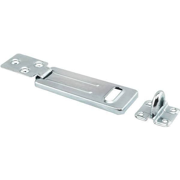 4-1/2 In. Steel Construction Safety Hasp (Zinc-Plated Finish)