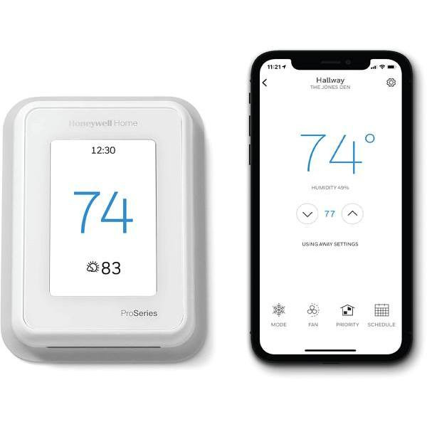 Honeywell T10, 7 Day Learning Programmable Thermostat, 3 Heat/2 Cool
