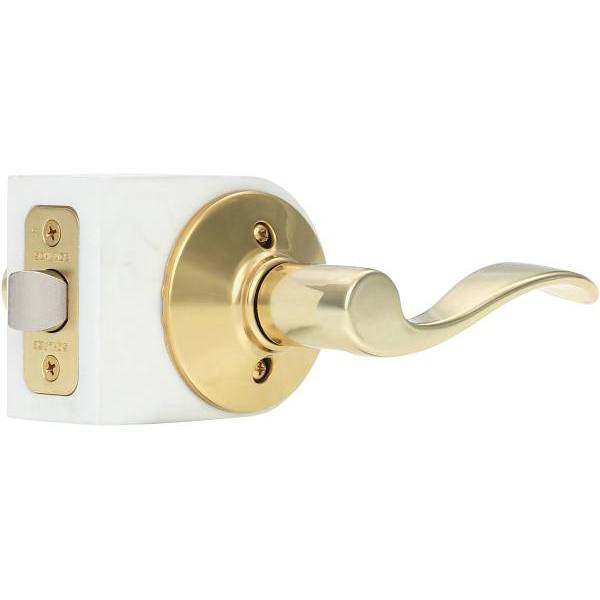 Schlage Accent Passage Hall/Closet Door Handle (Bright Brass)