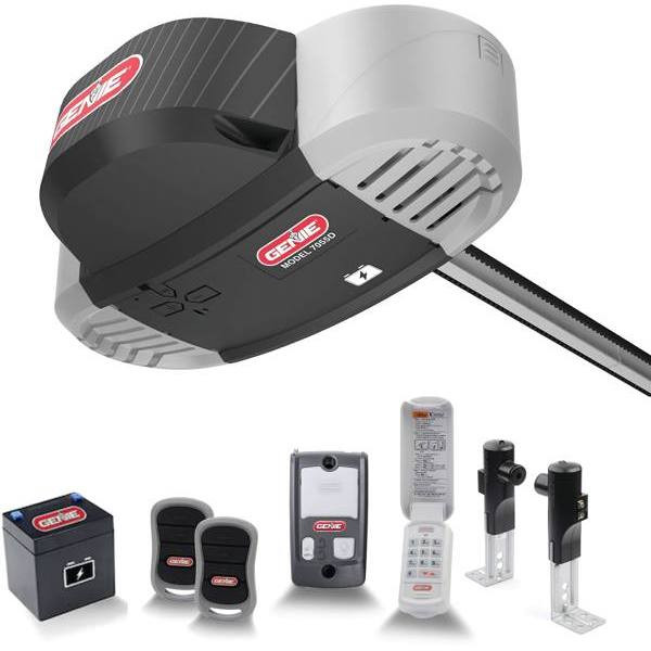 Genie Ultra-Quiet Belt Drive Garage Door Opener W/ 1-1/4 HPC And Battery Backup