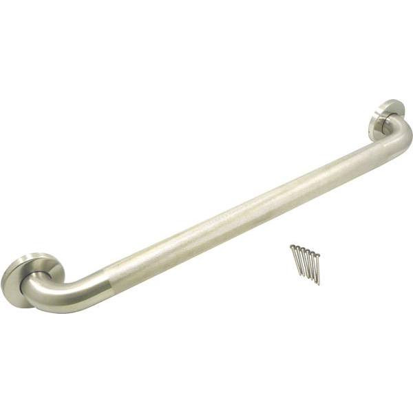 Wingits Premium Diamond Knurled Grab Bar 24cx 1.5 In. (Satin Stainless Steel)