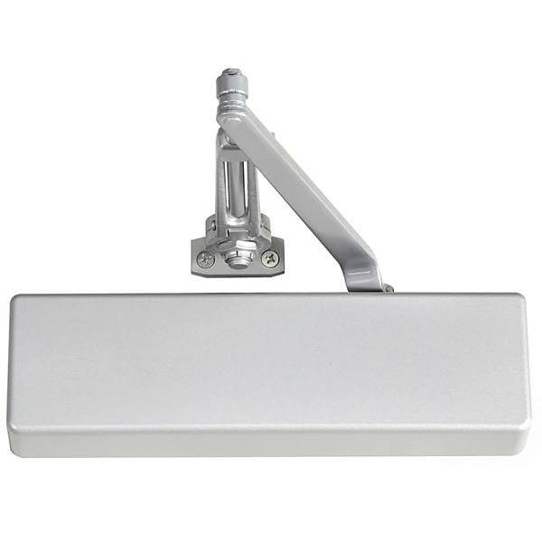 Yale Grade-1 Size 1-6 Non-Handed Hold Open Arm Surface Door Closer (Aluminum Finish)