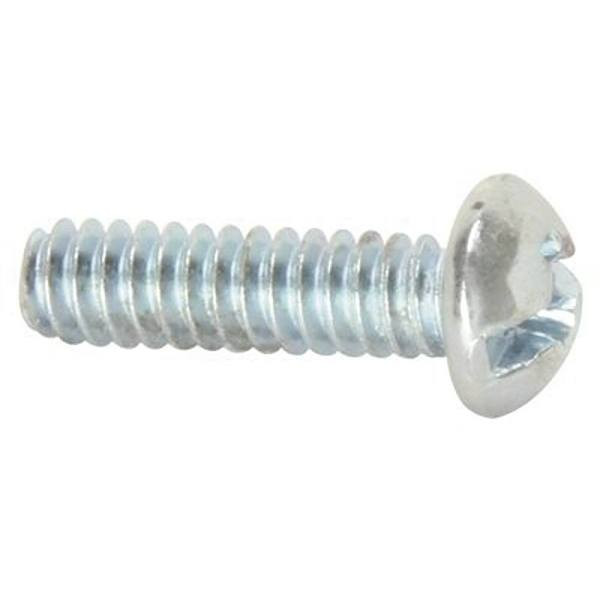 Lindstrom 1/4-20 X 1 " Combo Phillips Slotted Round Machine Screws, Package Of 100