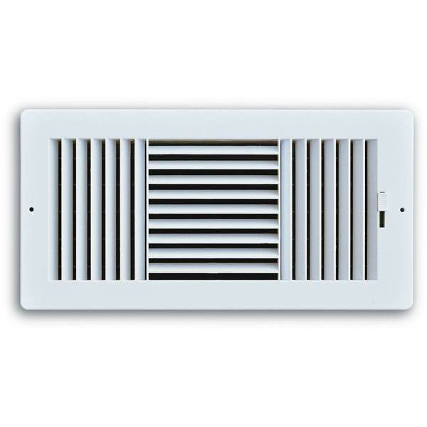 Truaire 12  X 6 In. 3-Way Plastic Wall/Ceiling Register