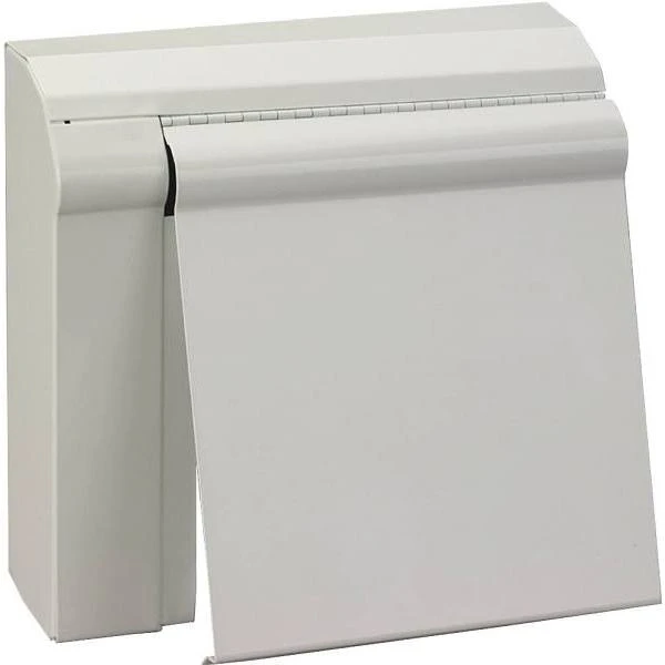 Slant/Fin 8 In. Fine/Line 30 Left Valve Cover For Baseboard Heaters (Nu-White)