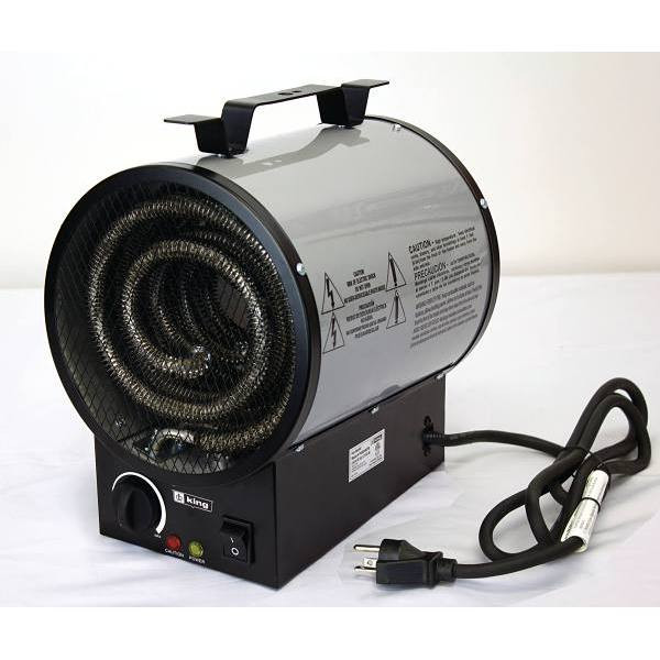 King 240v 3750w Gray Portable Shop Heater