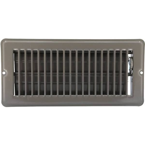 Danco 9-3/4 X 4 In. Steel Floor Register W/ 7/8 In. Drop (Brown)