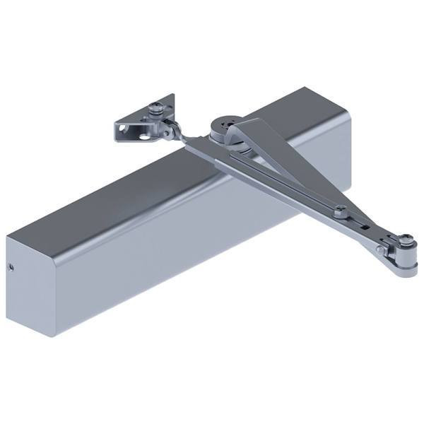 Hager Grade 1 Door Closer Non-Handed Sprayed Aluminum Multi-Mount