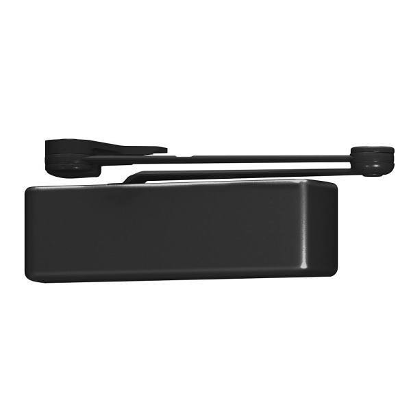 Lcn Grd 1 Sf Dr Clsr Spr Cush Arm Ps Mount 110 Deg Swg Adj Size 1-6 Pltc Cvr Blk