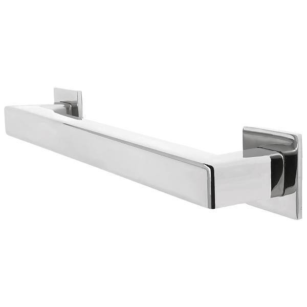 Preferred Bath Decorative Square ADA Grab Bar 42 X 1.25" Bright Polished Ss