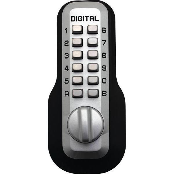 Single Cylinder Digital Keypad Deadbolt (Satin Chrome)