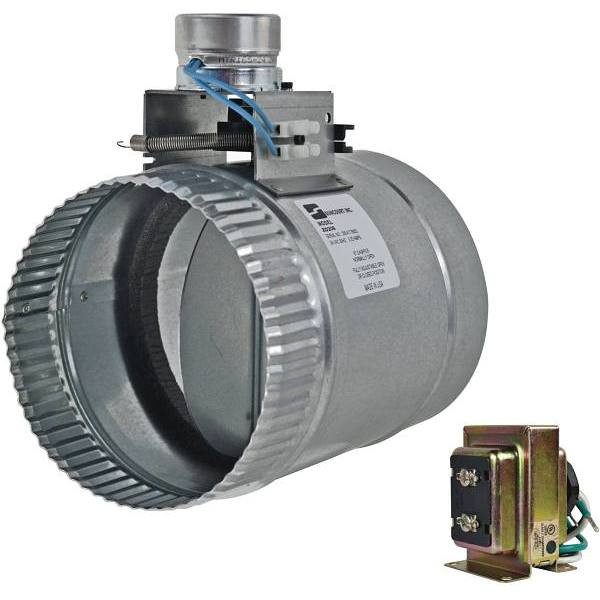 SUNCOURT 6 In. Motorized Adjustable Damper Open
