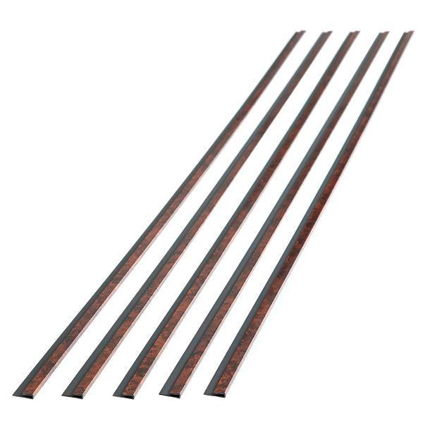 Fasade 47" Vinyl J Trim, Moonstone Copper, Package Of 5