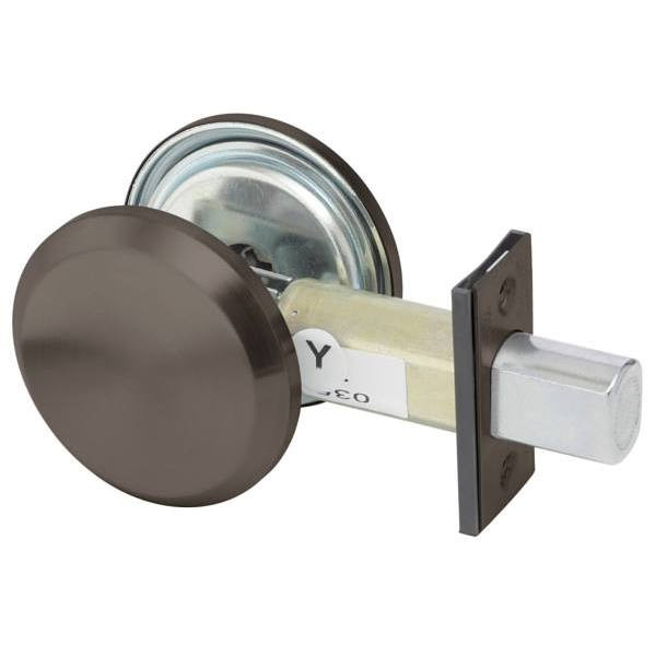 Yale Deadbolt Blank Plate X Thumbturn Bsp Finish