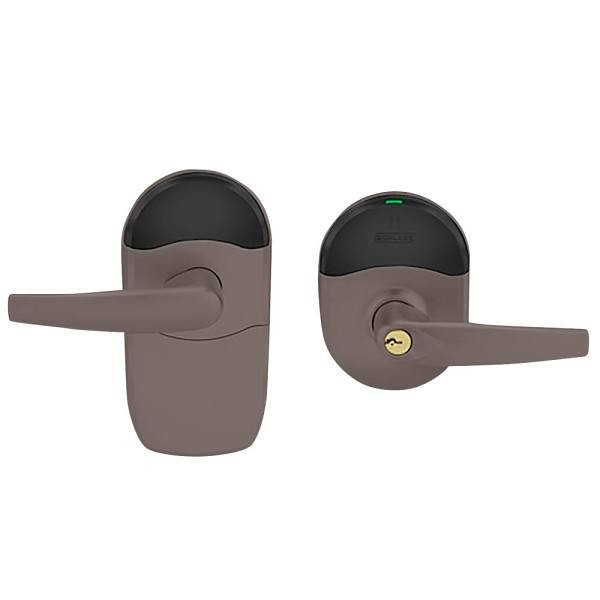 Schlage Grade 1 Engage Wireless Cylindrical Lock, Athens, Aged Bronze