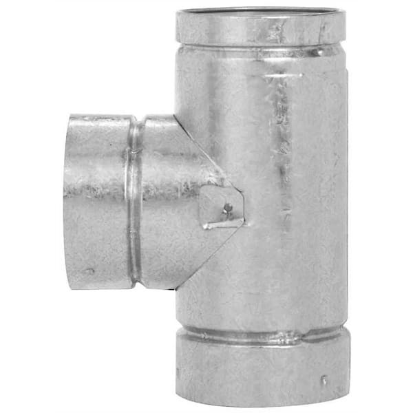 Selkirk 4" X 4" X 4" Steel Gas Vent Tee