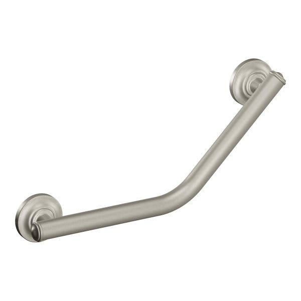 Moen Grab Bar Brushed Nickel 16" Angled Grab Bar