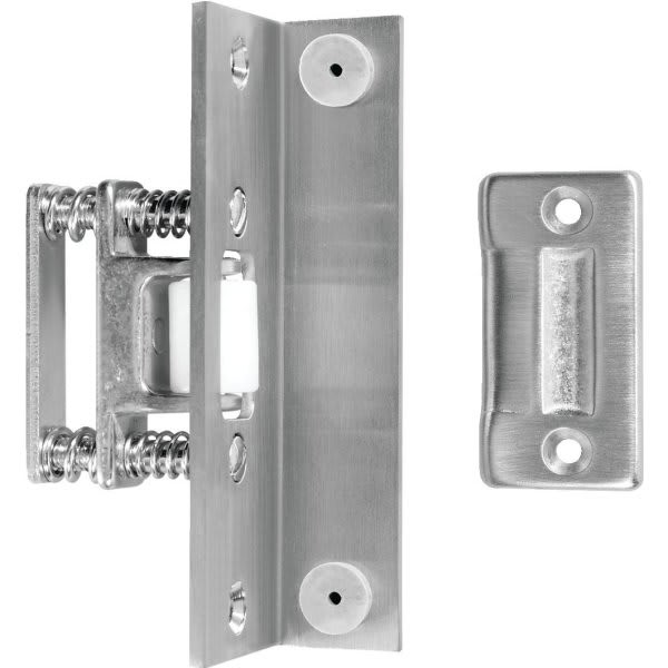 Rockwood 1.5 X 4.5 In Brass Roller Latch (Satin Chrome)