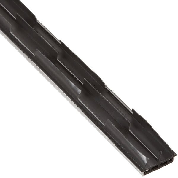 Pemko 36 X 1 In Eco-V Insert Hospitality Aluminum Door Shoe (Black)