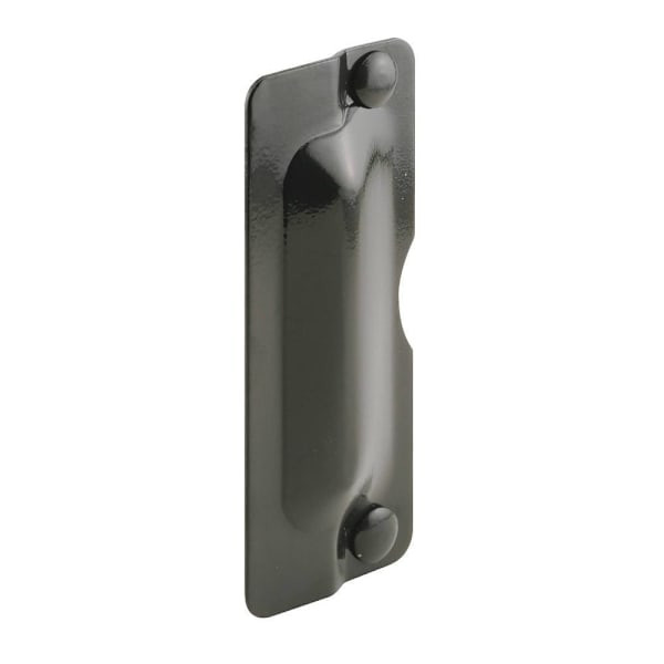 Prime-Line Latch Shield With Fasteners, 7"H X 3"W, Bronze