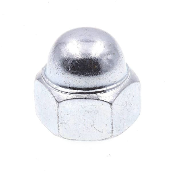 Prime-Line Acorn Cap Nuts 1/2"-13 Zinc Plated Steel Package Of 25