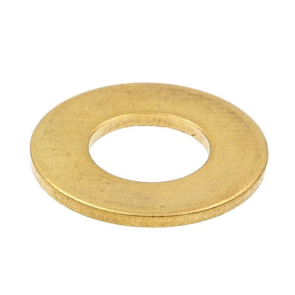 Prime-Line Flat Washers SAE 3/8" X 7/8" OD Solid Brass Package Of 15