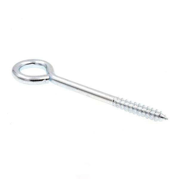 Prime-Line Screw Eyes Lag Thread 1/4" X 3-3/4" Zinc Plated Steel Package Of 10