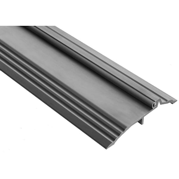 NGP Bumper Seal Threshold, Vinyl, 1" X 5", Mill Aluminum, 36"