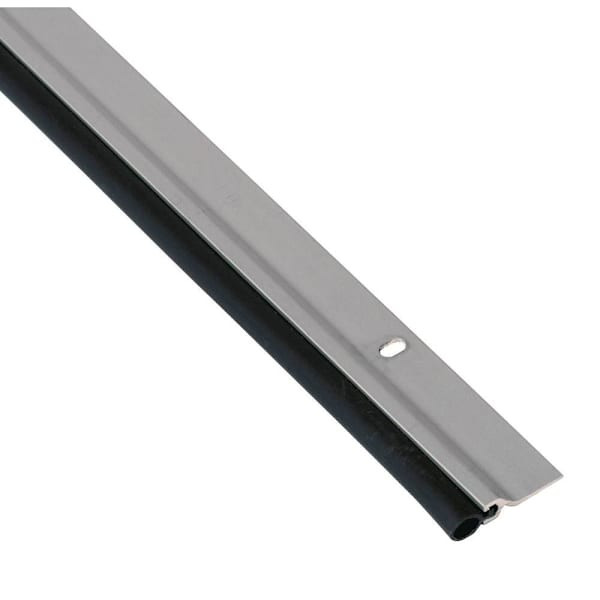 NGP Weatherstrip, Metal With Silicone Seal, Anodized, 36"
