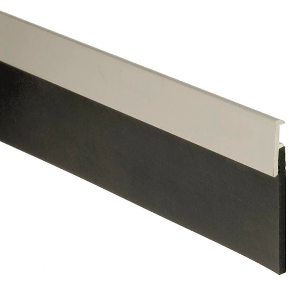 NGP Door Sweep With 1-9/16" Neoprene Seal, Anodized, 96"