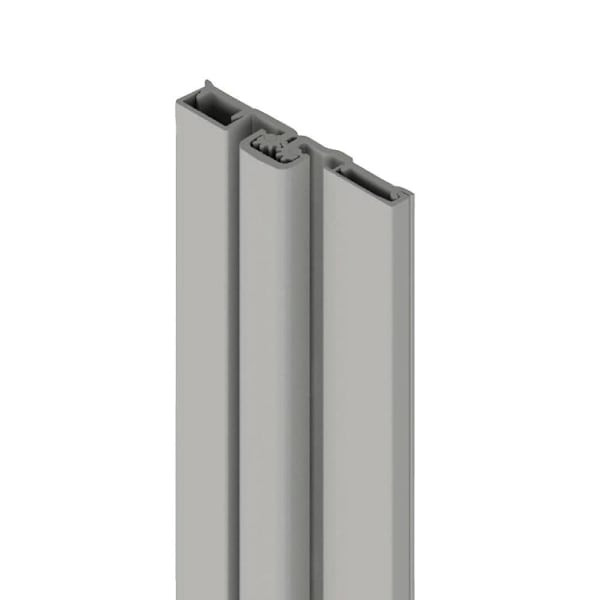 NGP Full Surface Continuous Geared Hinge 1/16" Door Inset, Anodized, 83"