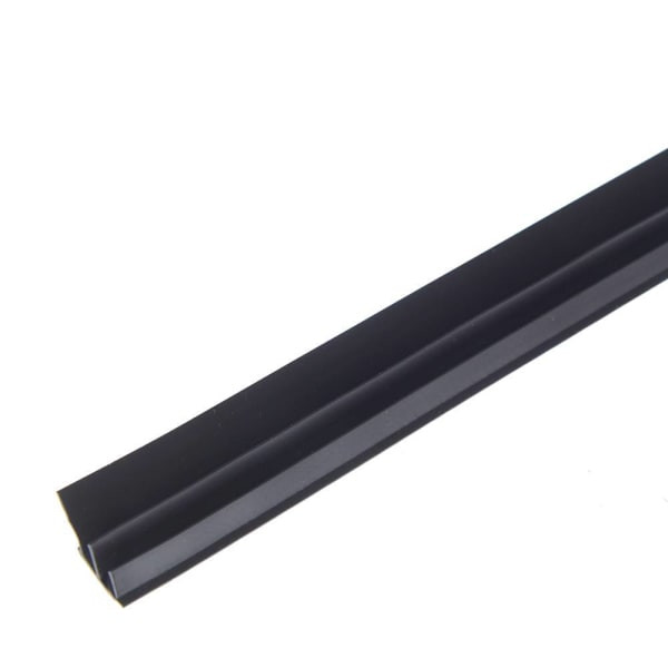 NGP Flexible Triple Fin Smoke Seal, Charcoal, 17'
