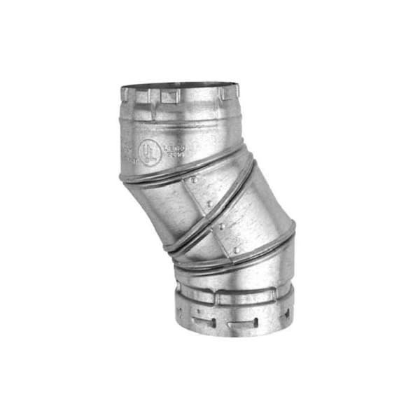 Hart & Cooley American Metal Products 4 In. B Vent 90-Degree Adjustable Elbow