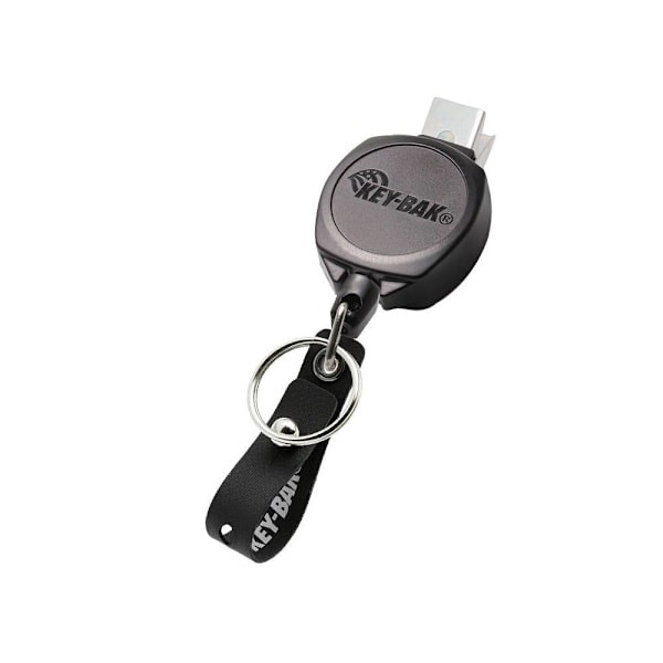 Key-Bak Sidekick 24" Cord Hypolan Super Duty Strap Black Package Of 12