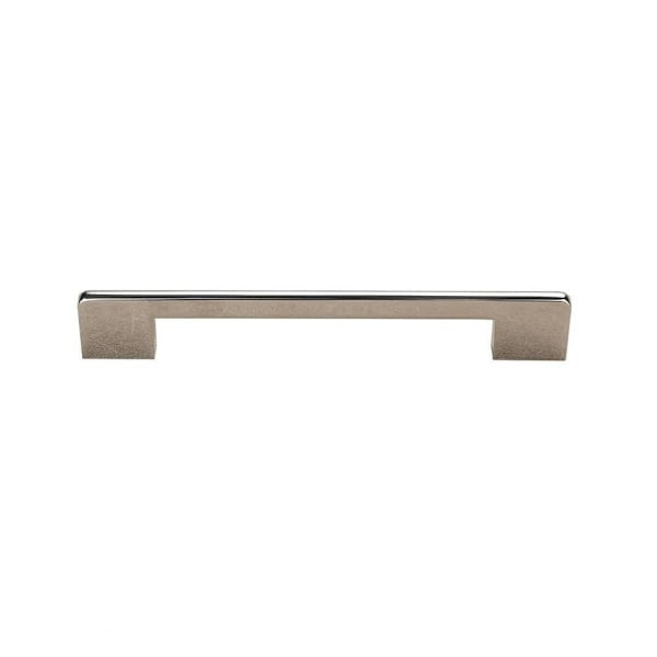 Seasons 6-1/4" Ctc Slim Modern Cabinet Pull, Polished Chrome, Package Of 5
