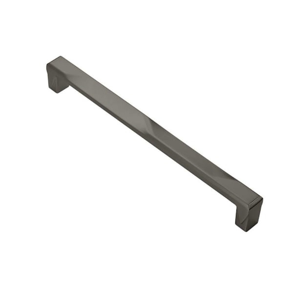 Seasons Geiger 7-1/2" Ctc Modern Cabinet Pull, Matte Grey, Package Of 5