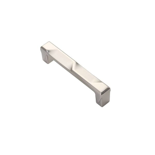 Seasons Geiger 3-3/4" Ctc Modern Cabinet Pull, Satin Nickel, Package Of 5