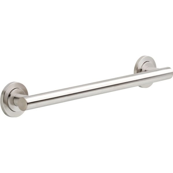 Franklin Brass Voisin 18" X 1-1/4" Decorative Grab Bar, Satin Nickel