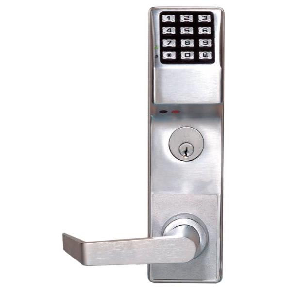 Alarm Lock Trilogy Pdl35 Standard Left/Right Lever W/ Mortise Digital Lock (Satin Chrome)