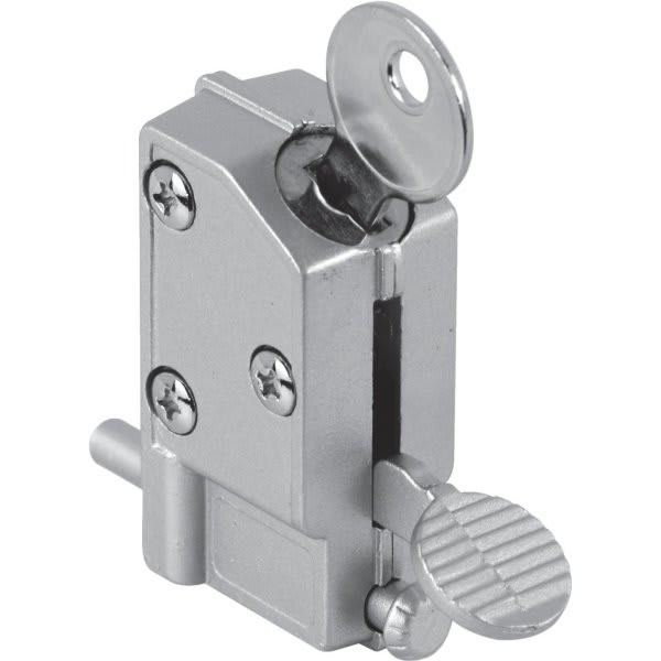 Aluminum 5/8" Step-On Diecast Sliding Door Lock