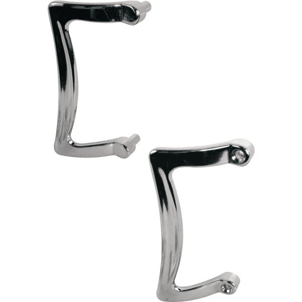 Chrome Shower Door Handle Set