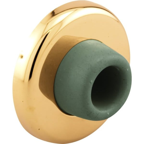 2-1/2 In Concave Door Wall Stop (Polished Brass)