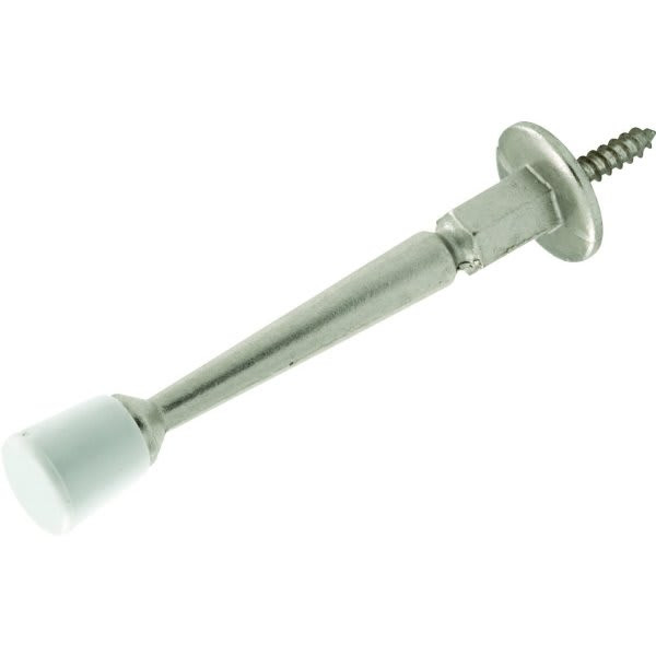 3 In Diecast Rigid Door Stop W/ Rubber Tip (5-Pack) (Satin Nickel)