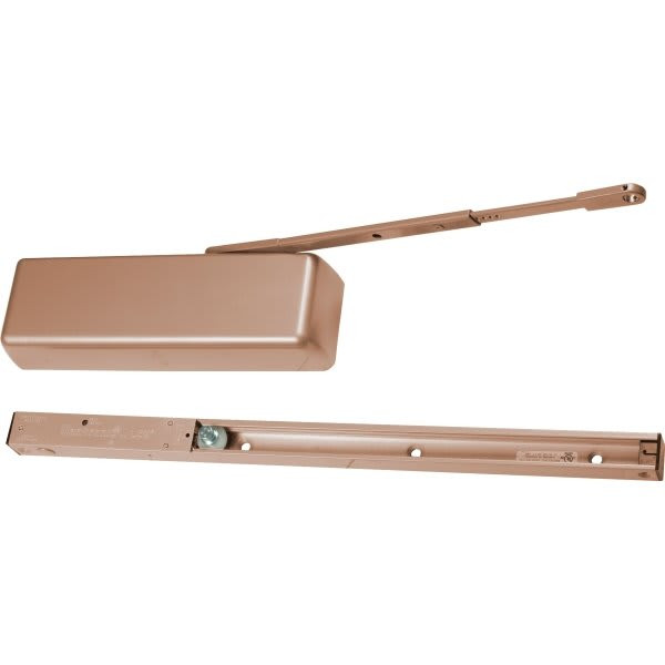 Lcn Light Bronze Standard Arm Door Closer With Single Point Hold Open